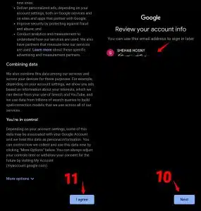 انشاء حساب Gmail